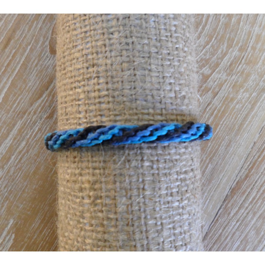 Bracelet Gathot bleu et noir