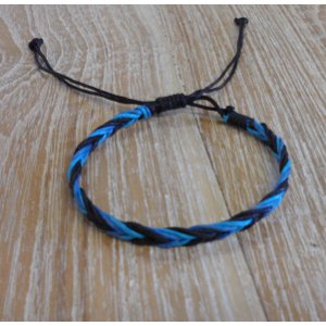 Bracelet Lastri bleu et noir