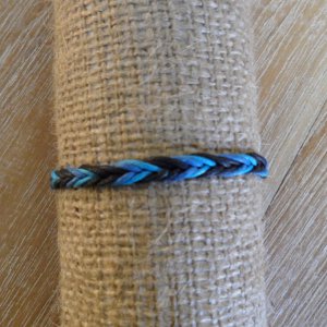 Bracelet Lastri bleu et noir