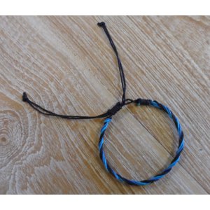 Bracelet Lastri bleu et noir