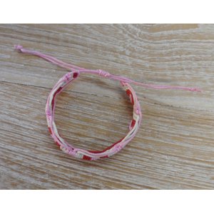 Bracelet macramé rose Ati