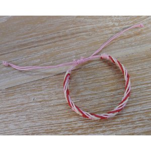 Bracelet macramé rose Agus