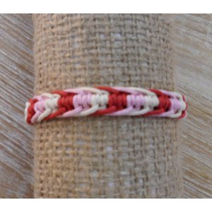 Bracelet macramé rose Agus