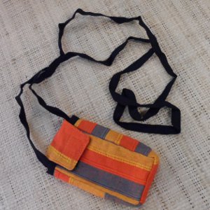 Pochette smartphone kérala orange