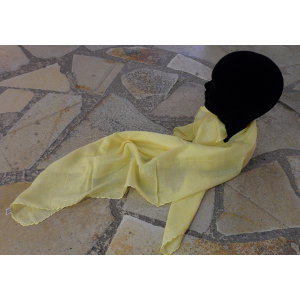 Foulard Dharamsala jaune pâle