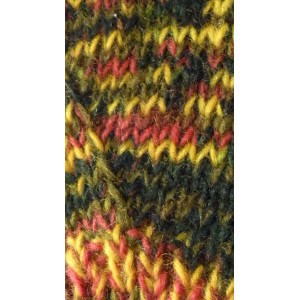 Mitaines en laine multicolore automne
