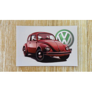 Aimant coccinelle Volkswagen rouge