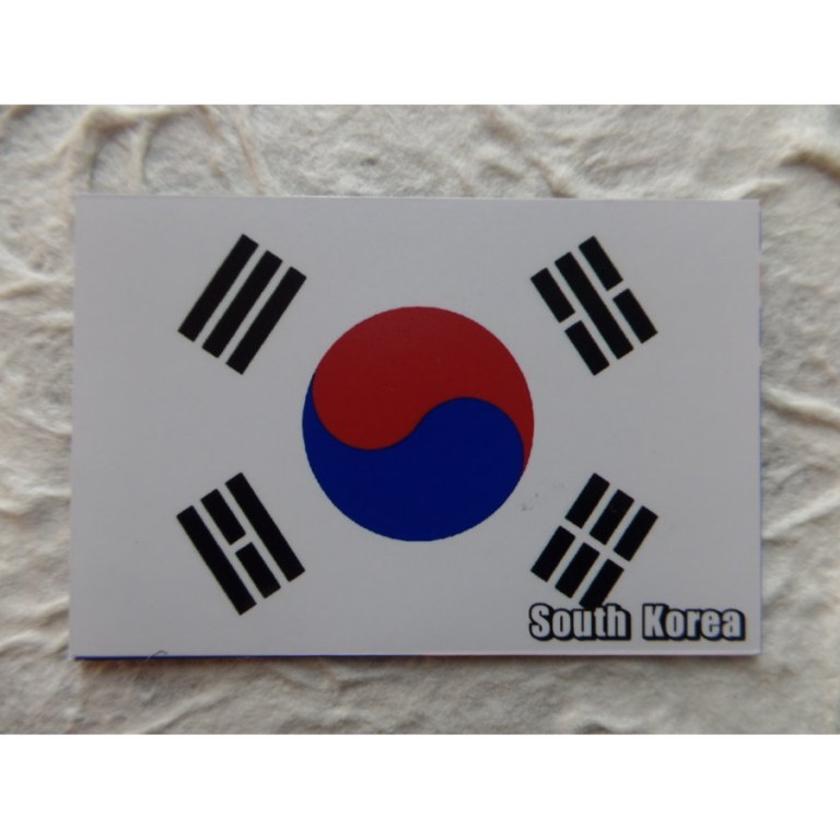 Aimant drapeau Corée du Sud