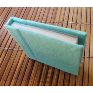 Mini carnet vert aqua