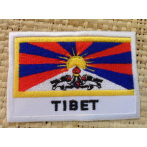 Ecusson drapeau tibétain 