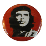 Badge Che Guevara  fond rouge