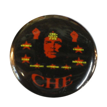 Badge Che Guevara étoiles rouges 
