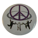 Badge Peace and Love Tous ensemble