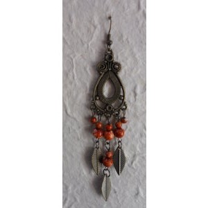 Boucles d'oreilles Lahu flamme