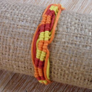 Bracelet macramé solar Ati