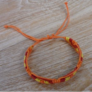 Bracelet macramé solar Ati