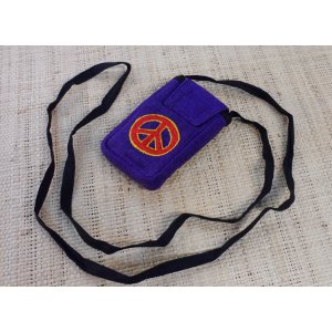 Pochette portable peace and love