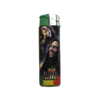 Briquet green Bob Marley 