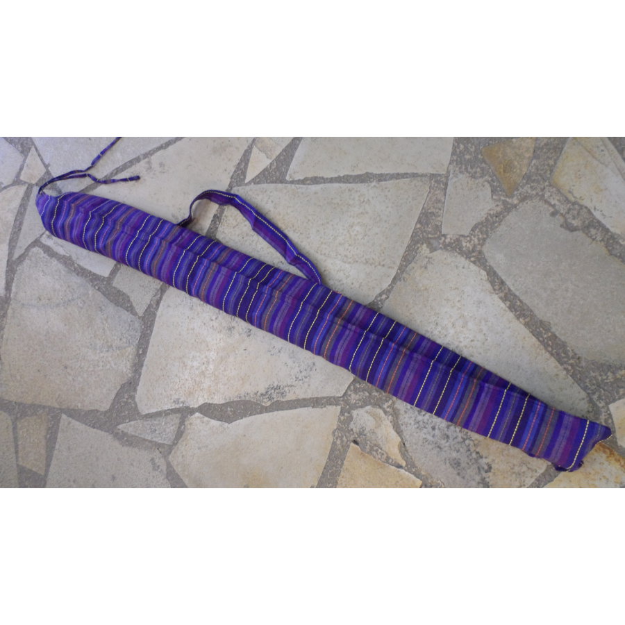 Housse 150 didgeridoo rayée quetsche