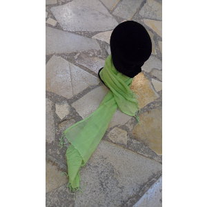 Foulard Chiang Rai vert fluo