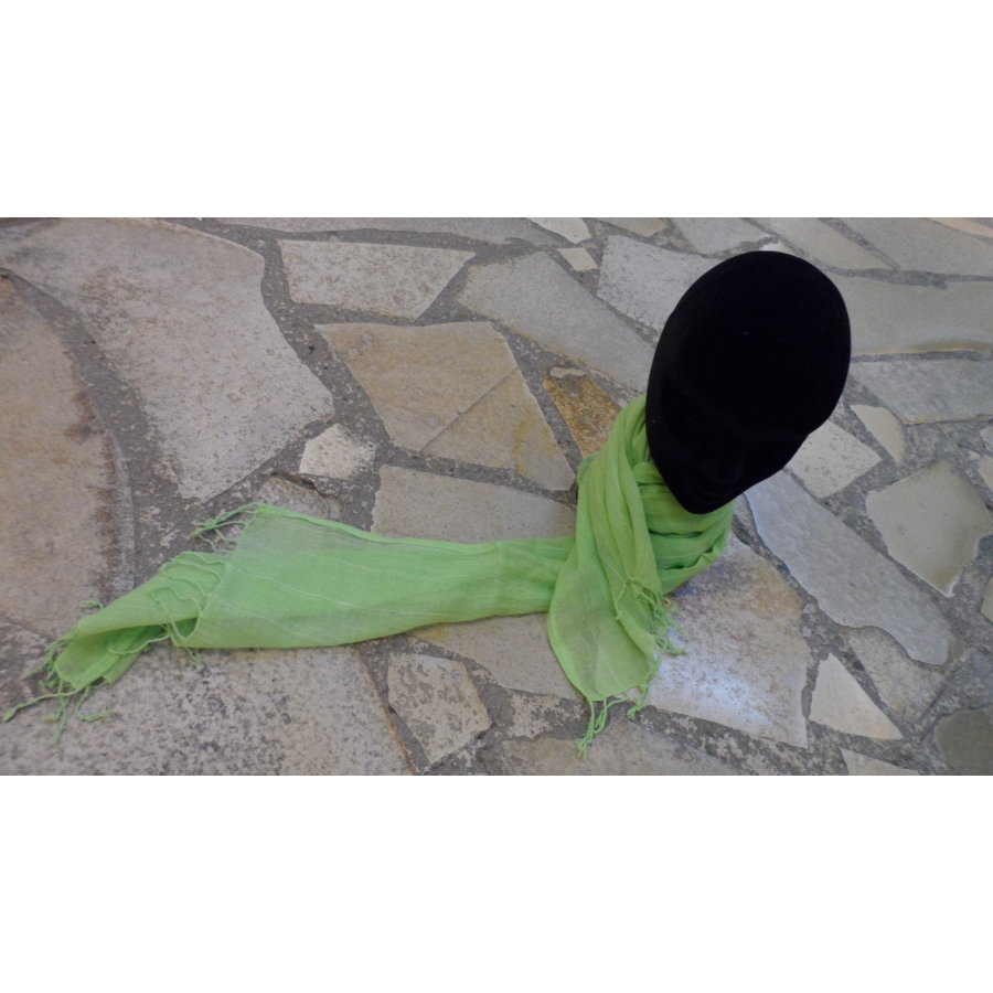 Foulard Chiang Rai vert fluo