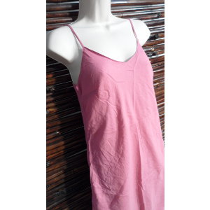 Robe longue d'été rose