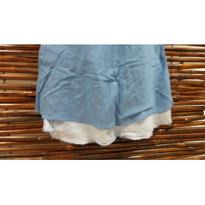 Robe longue d'été bleue