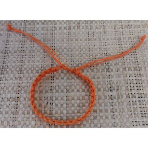 Bracelet unicolore orangeade