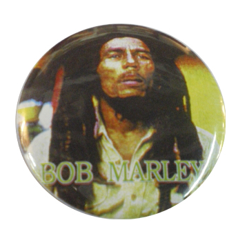 Badge Bob Marley Tête haute