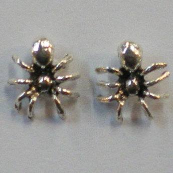 Clous d'oreille en argent Araignée