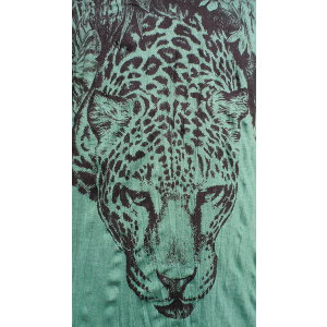 Tee shirt vert panthère