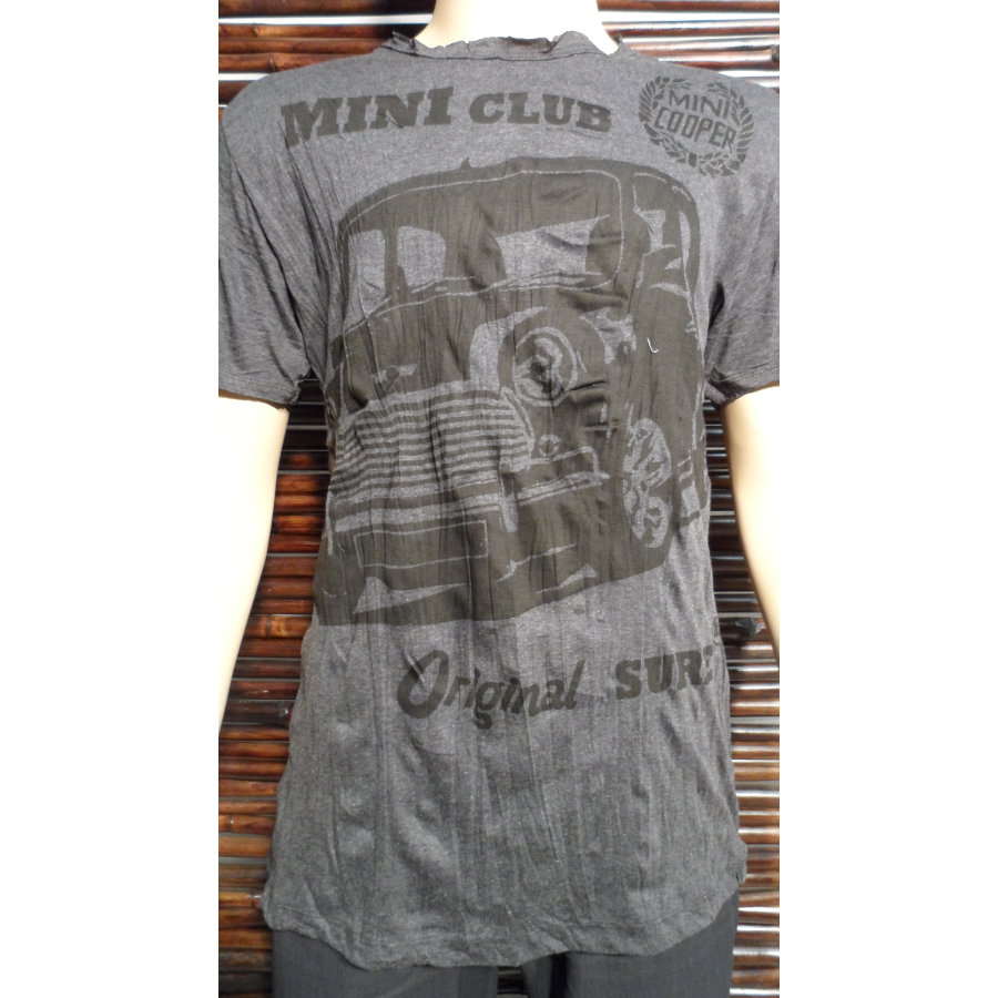 Tee shirt M gris foncé mini club mini cooper