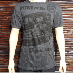 Tee shirt M gris foncé mini club mini cooper