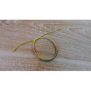 Bracelet Thaï jaune