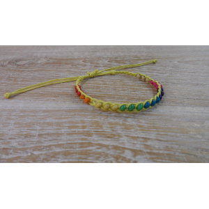 Bracelet Thaï jaune