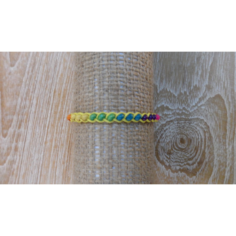 Bracelet Thaï jaune