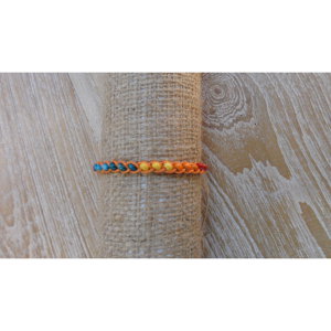 Bracelet Thaï orange