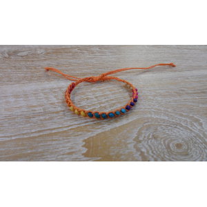 Bracelet Thaï orange