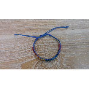 Bracelet Thaï bleu