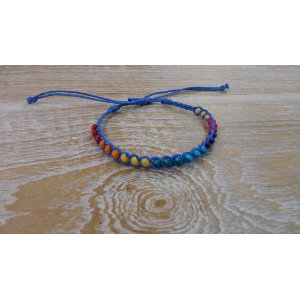 Bracelet Thaï bleu