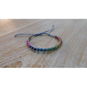 Bracelet Thaï bleu ciel