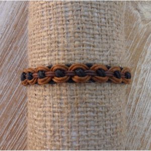 Bracelet  fantaisie Avi marron et noir