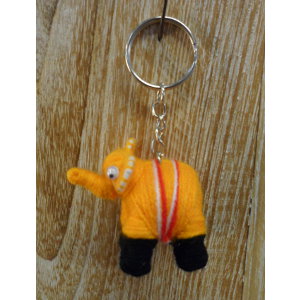 Porte clés Ephant l'éléphant orange