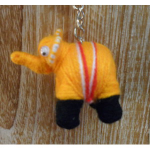 Porte clés Ephant l'éléphant orange