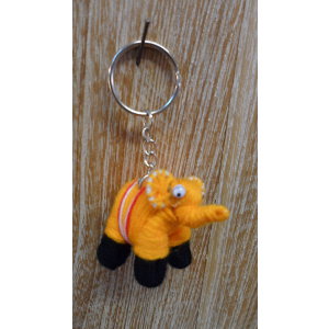 Porte clés Ephant l'éléphant orange