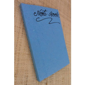 Carnet papier naturel bleu