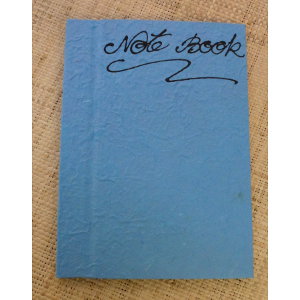 Carnet papier naturel bleu