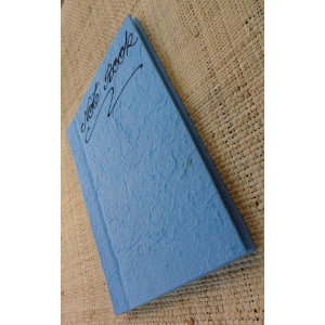 Carnet papier naturel bleu