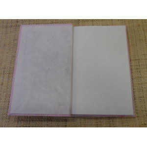 Carnet papier naturel rose pale