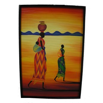 Tableau Afro (62*92) Caminando